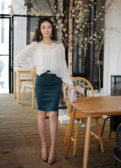 Gái Hàn với phong cách thời trang đơn giản quyến rủ