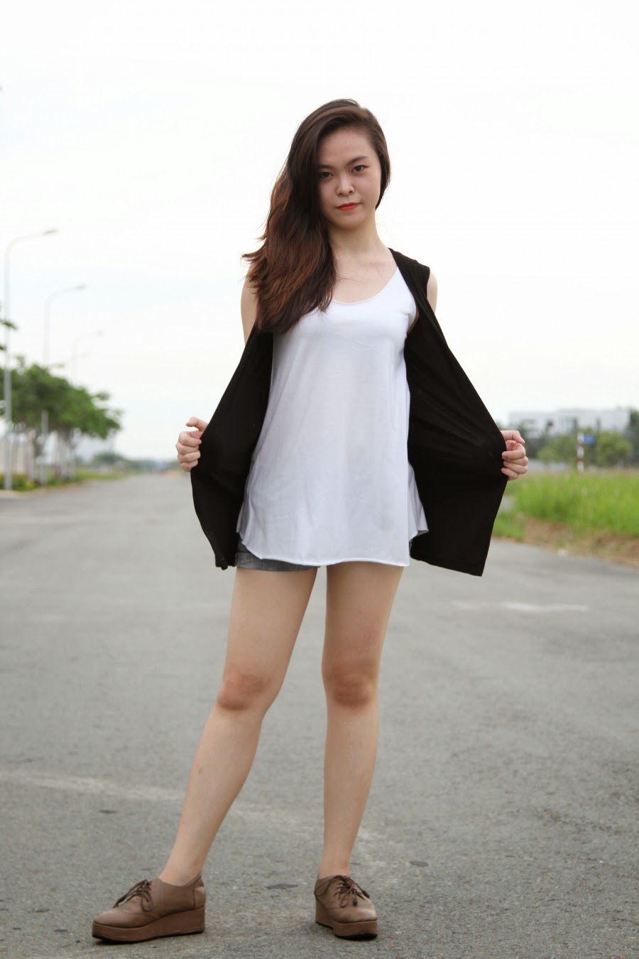 Girl xinh với sort ngắm gợi cảm