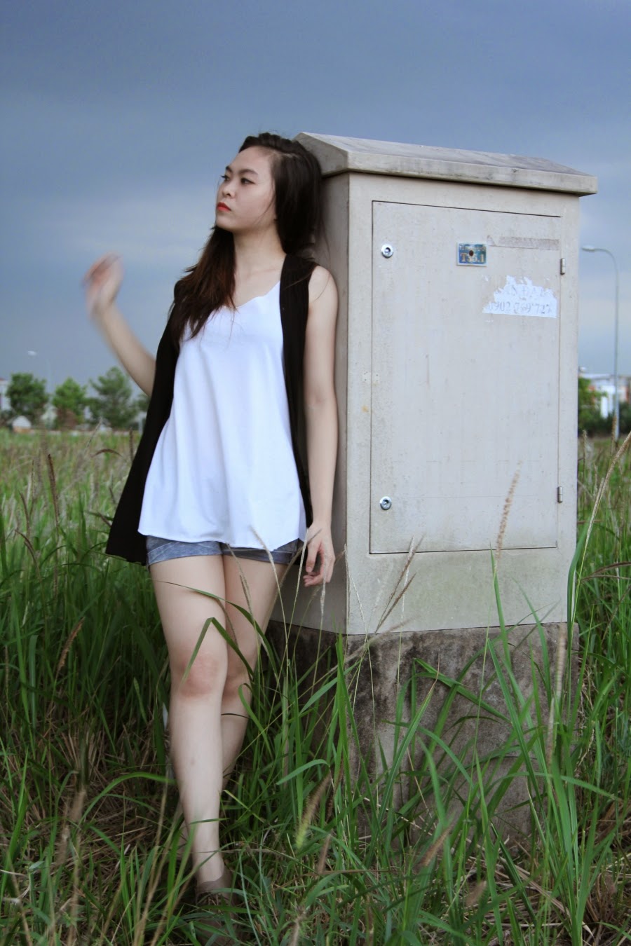 Girl xinh với sort ngắm gợi cảm