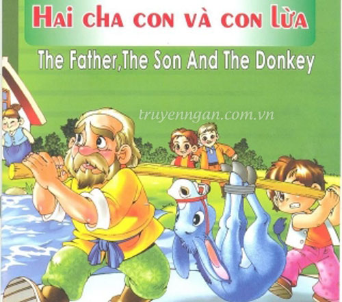 Hai cha con và con lừa