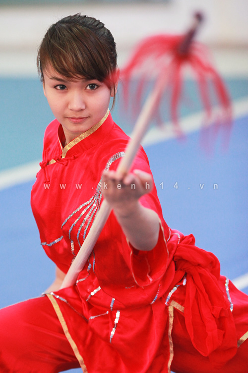 Mai Phương, cô hoa khôi nhỏ xinh của làng Wushu