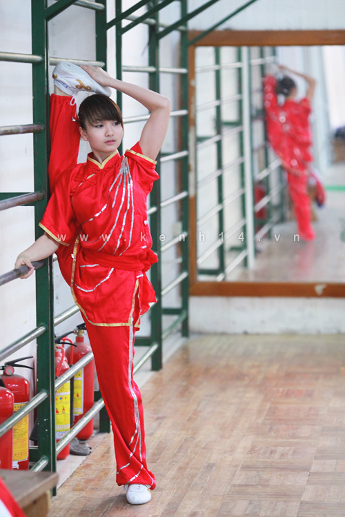 Mai Phương, cô hoa khôi nhỏ xinh của làng Wushu