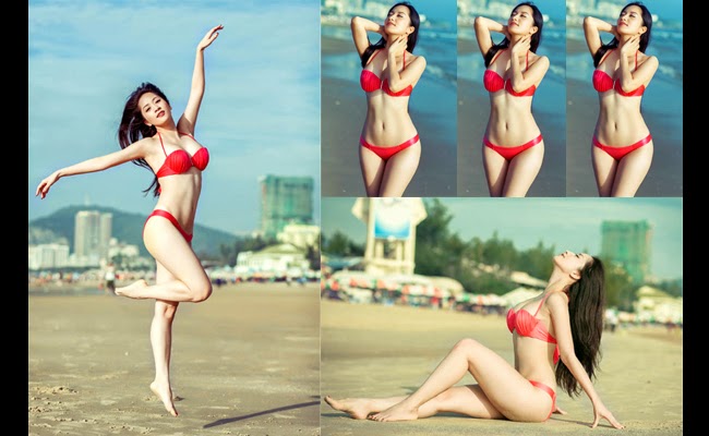 Những bức ảnh bikini gây sốt của mỹ nhân Việt