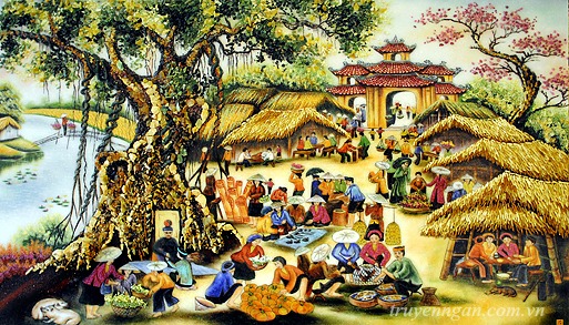 Phiên chợ xưa