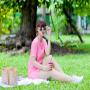 Girl xinh váy hồng gợi cảm