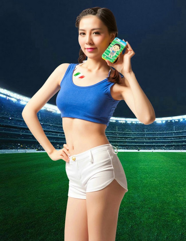 Dàn mỹ nhân sexy chào đón World Cup cùng vỏ smartphone 