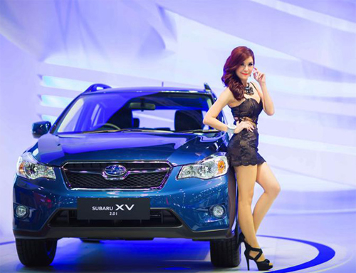 Giật mình với nhan sắc tại Thailand Motor Expo 2012