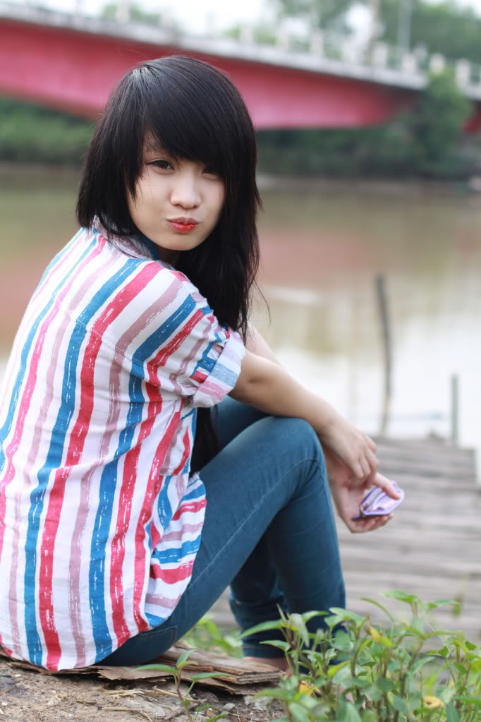 Girl xinh kute dáng hơi bị chuẩn đấy