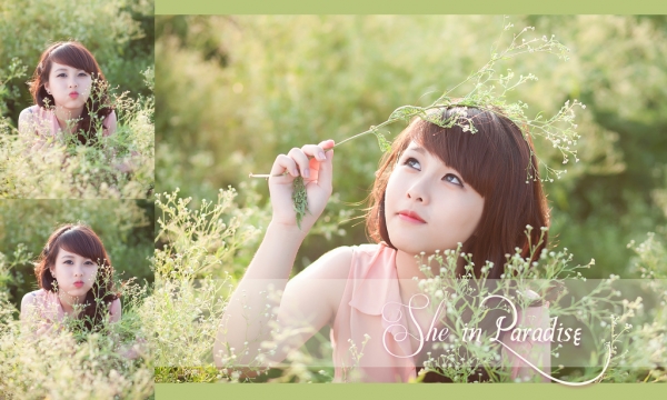 Girl xinh photo trong ảnh: Nắng trong mùa hạ