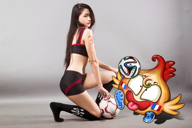 Hot girl Củ gợi cảm cùng world cup 2014