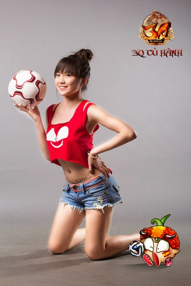 Hot girl Củ gợi cảm cùng world cup 2014