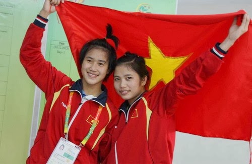 SEA Games 27 những cô gái vàng xinh đẹp của thể thao Việt Nam