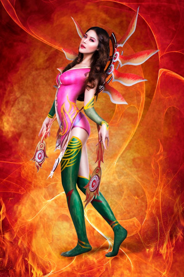 Tuyệt đẹp bộ ảnh body painting